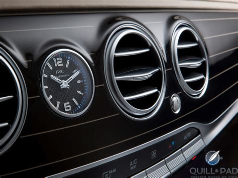 iwc clock in car